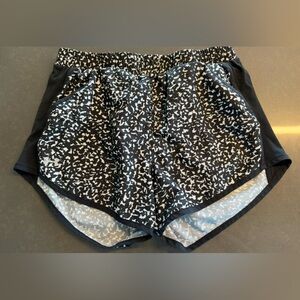 Under Armour Athletic Black and White Patterned Shorts